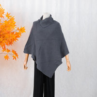 Knitted Boho Solid Ponchos