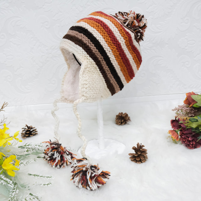 HandKnit Woolen Bobble Hat