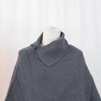 Knitted Boho Solid Ponchos