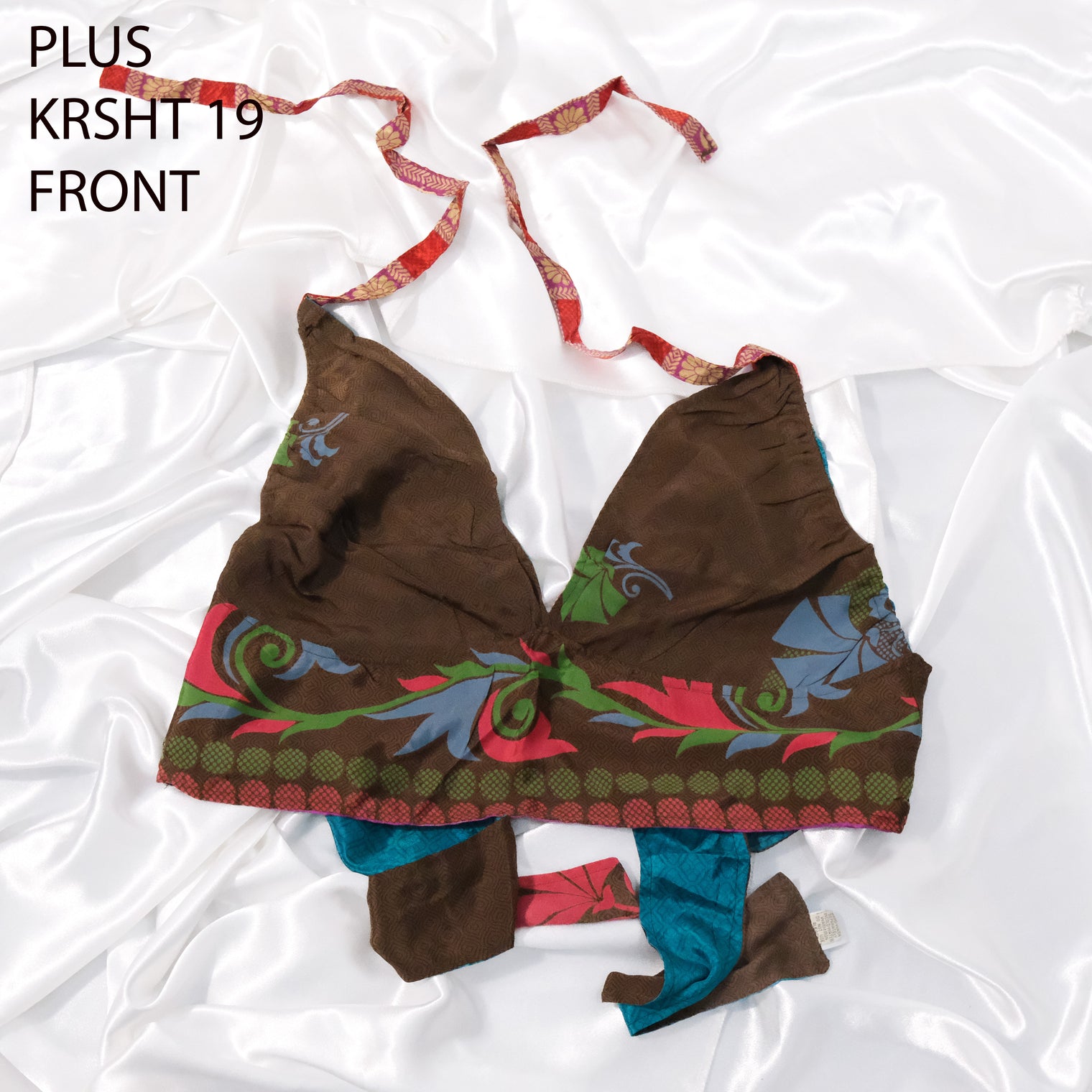Reversible Sari Boho  Bralette