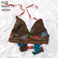 Reversible Sari Boho  Bralette