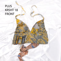 Reversible Sari Boho  Bralette