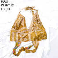 Reversible Sari Boho  Bralette