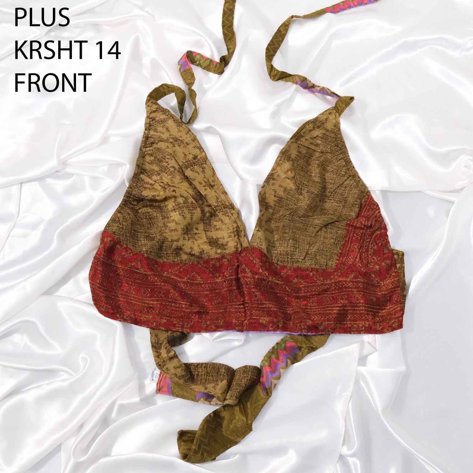 One of a Kind Sari Boho Bralette