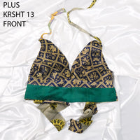 One of a Kind Sari Boho Bralette