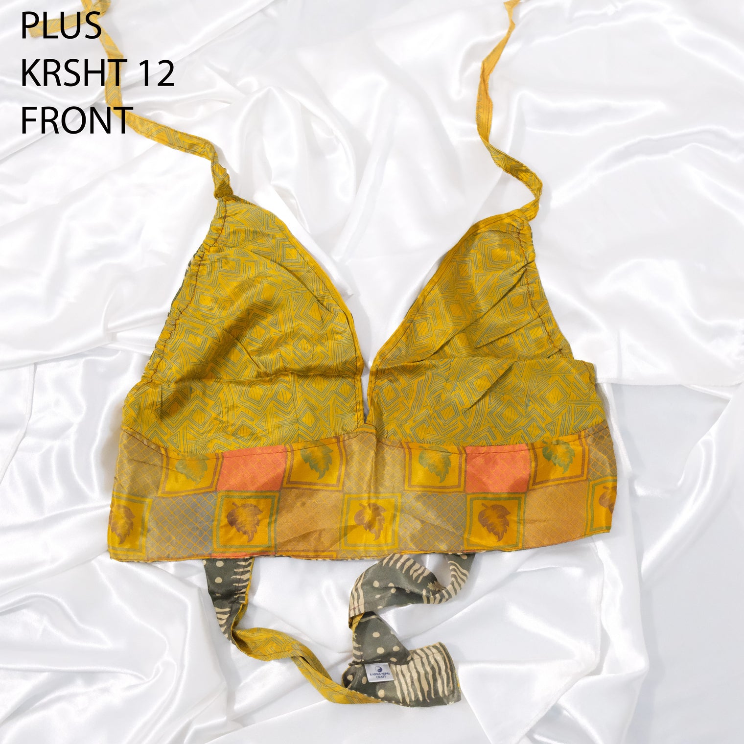 One of a Kind Sari Boho Bralette