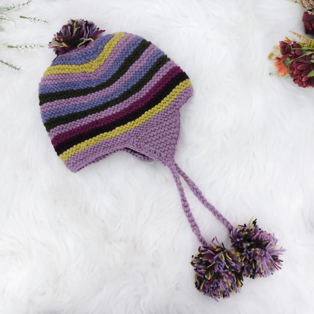 HandKnit Woolen Bobble Hat