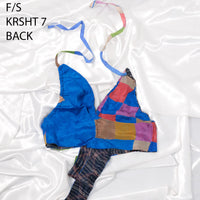 Patchwork Reversible Sari Bralette