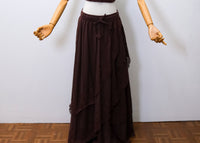 Boho Lace Maxi Skirt
