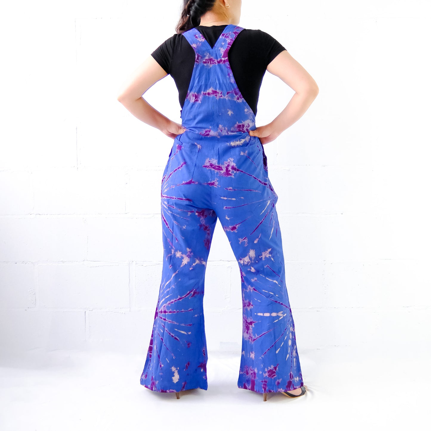 Funky Tie Dye Jumpsuit with Bell Bottom