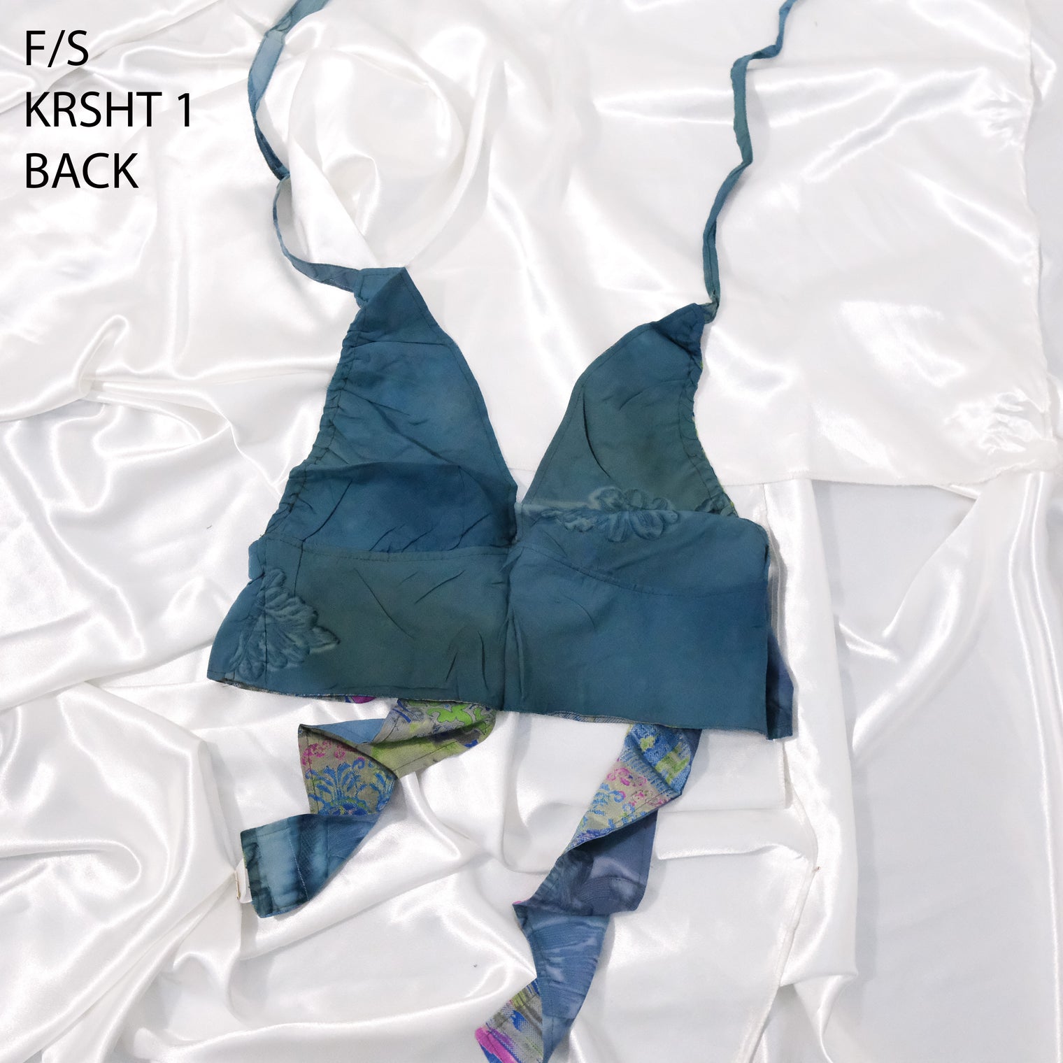 Reversible Patchwork Sari Bralette