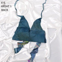 Reversible Patchwork Sari Bralette
