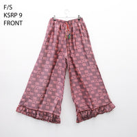 Handmade Recycled Sari Wide Leg Pants