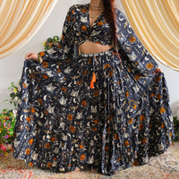 Luna Mystic Witchy Skirt and Bell Sleeve Top