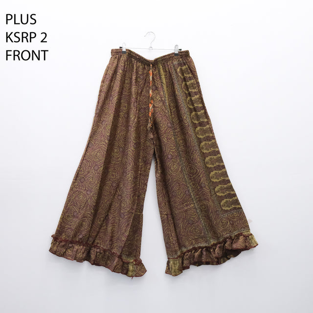 Recycled Sari Boho Palazzo Pants
