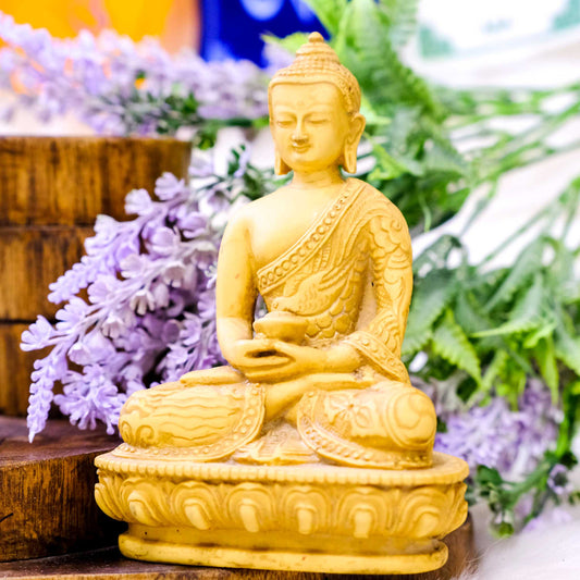 Handcarved Meditation Buddha Statue
