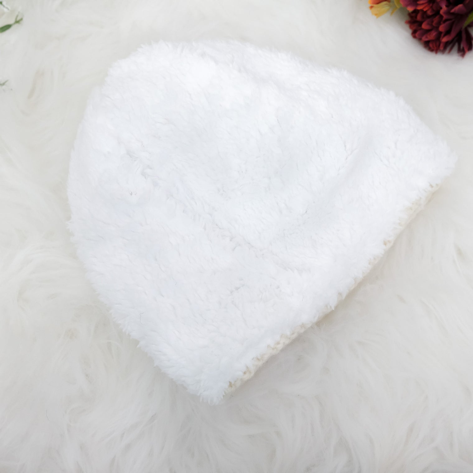 Warm Winter Woolen Hat with Fleece Lining