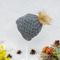Warm Winter Woolen Hat with Fleece Lining