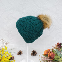 Warm Winter Woolen Hat with Fleece Lining
