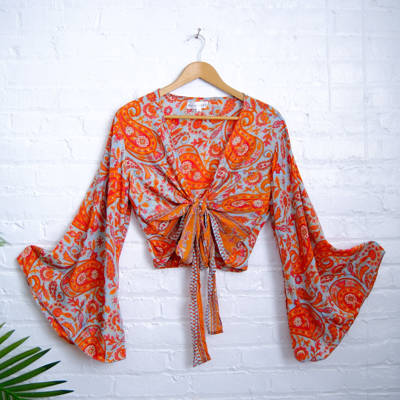 Paisley Wrap Top