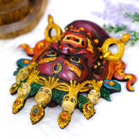 Hand Carved Mahakala Wall Hanging