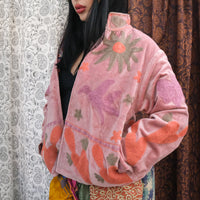 Reversible Velvet Embroidery Jacket