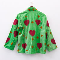 Handmade Embroidered Velvet Reversible Jacket