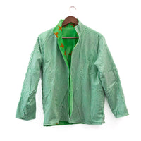 Handmade Embroidered Velvet Reversible Jacket
