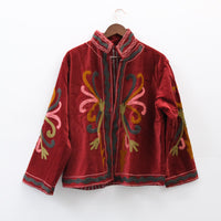 One of a Kind Velvet Embroidery Jacket