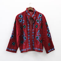 Reversible Velvet Embroidery Jacket
