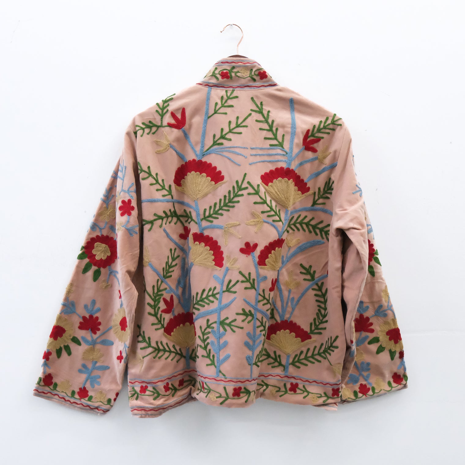 Reversible Velvet Embroidery Jacket
