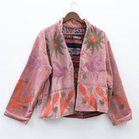 Reversible Velvet Embroidery Jacket
