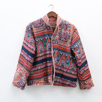 Reversible Velvet Embroidery Jacket