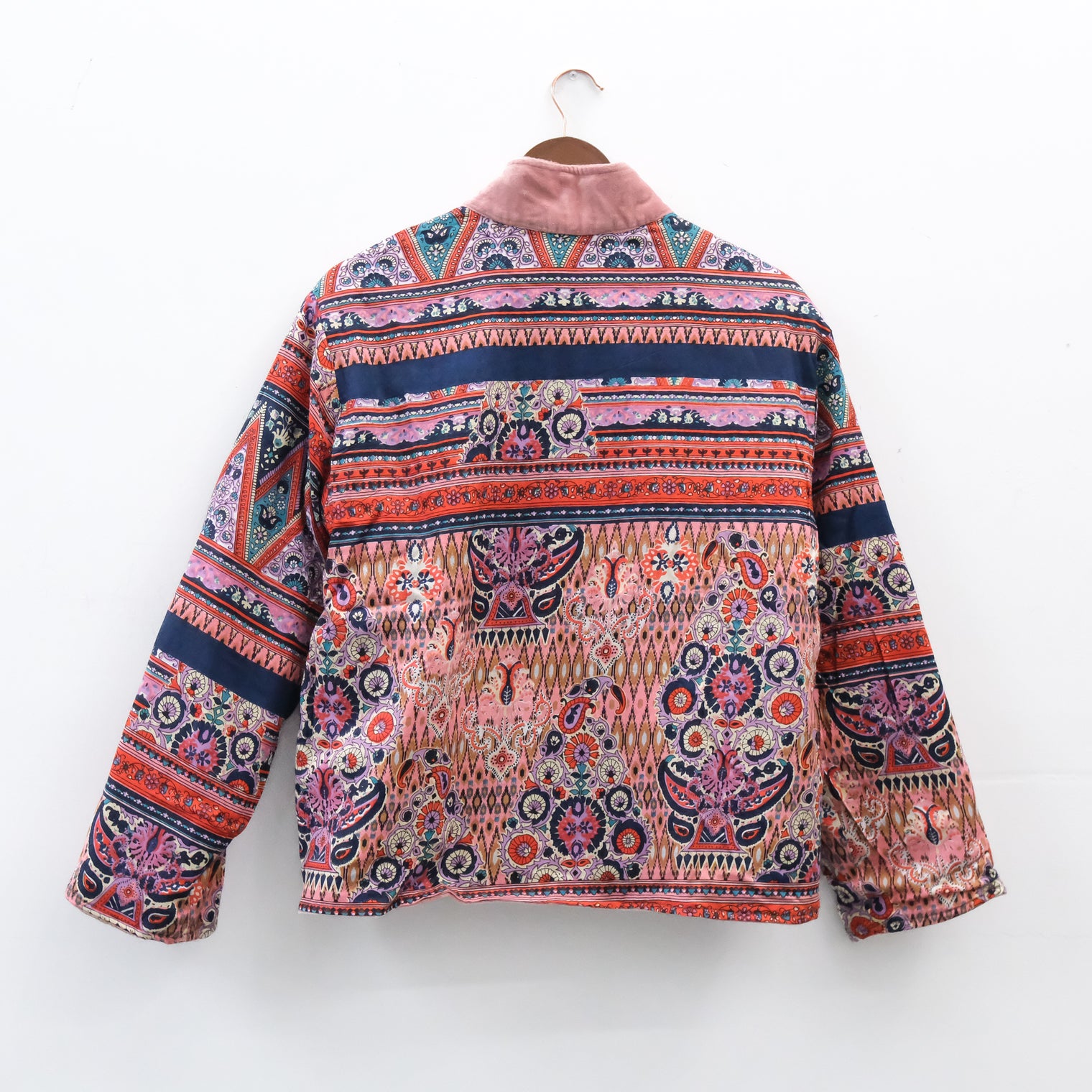 Reversible Velvet Embroidery Jacket