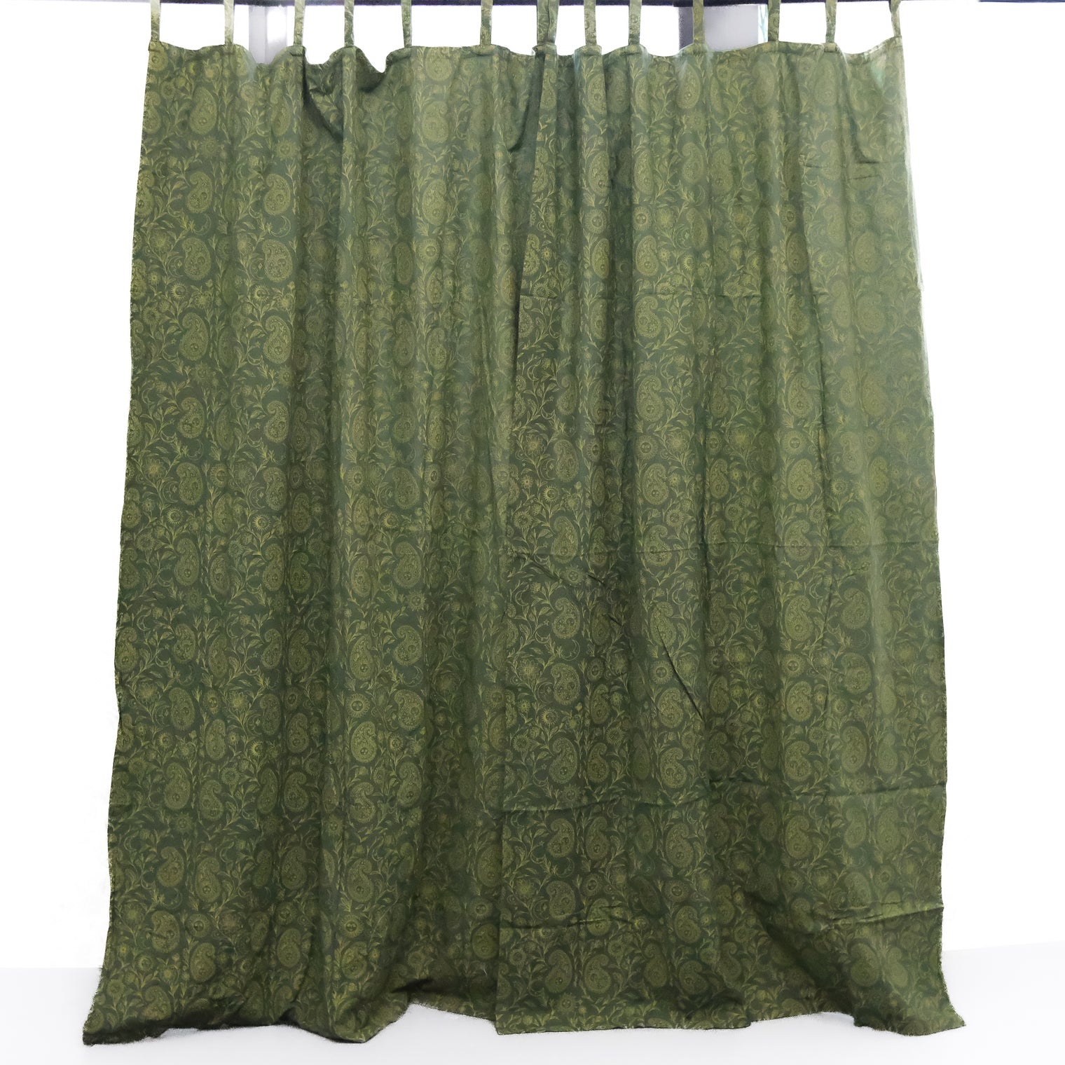 Boho Paisley Cotton Curtains