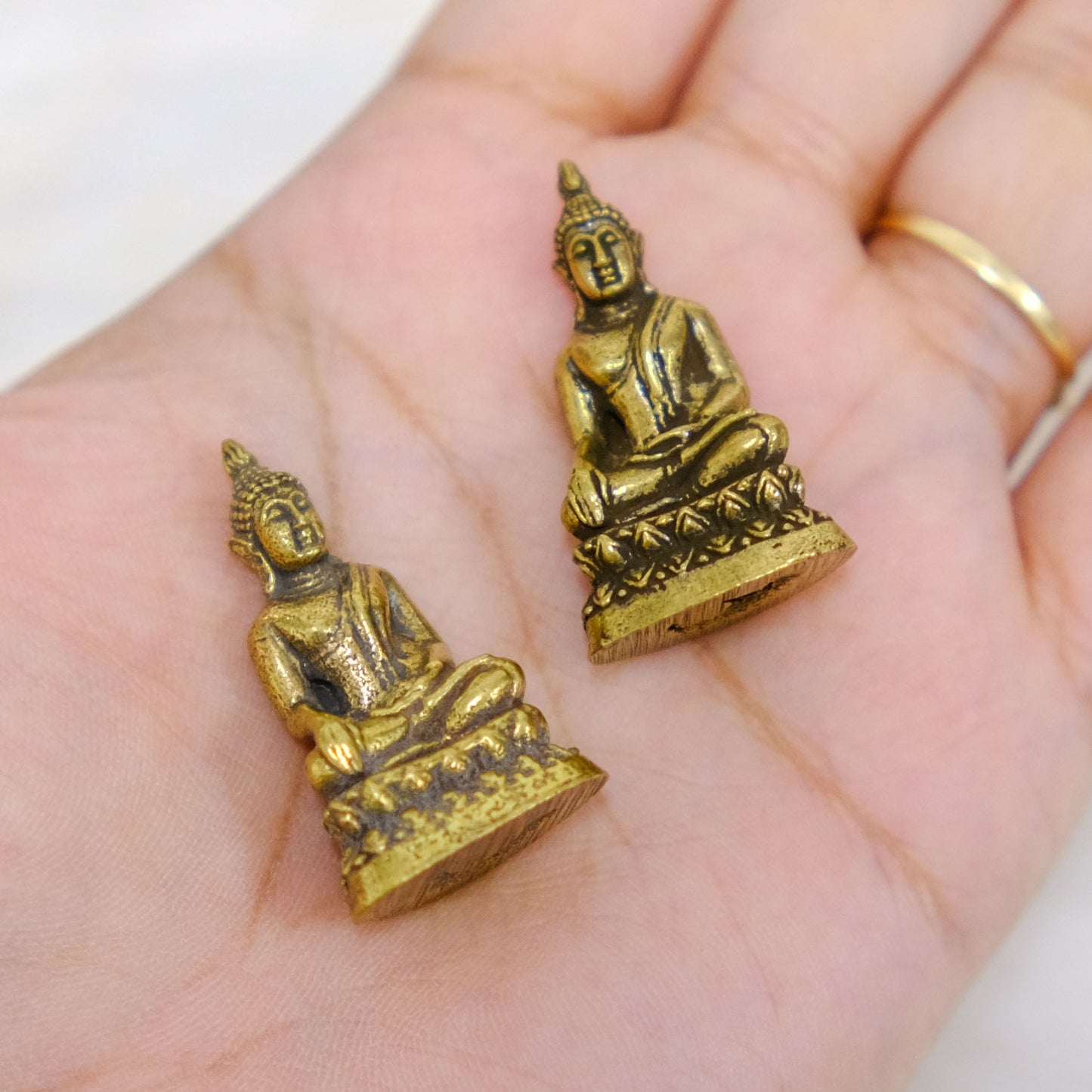 Small Brass Healing Buddha Statue