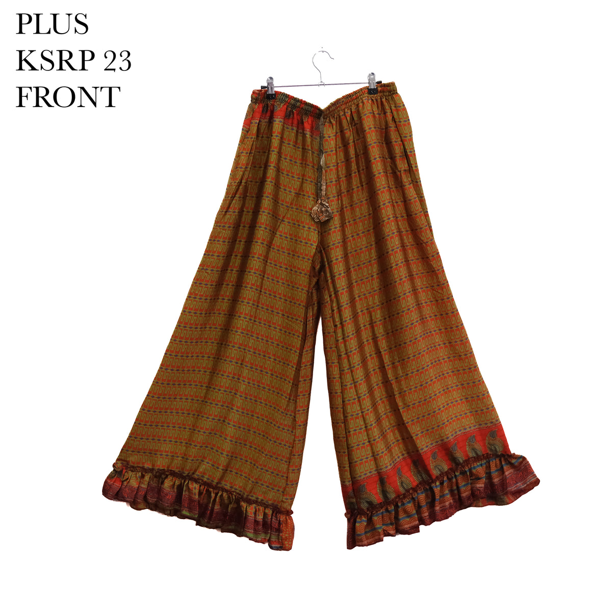 Recycled Sari Boho Palazzo Pants
