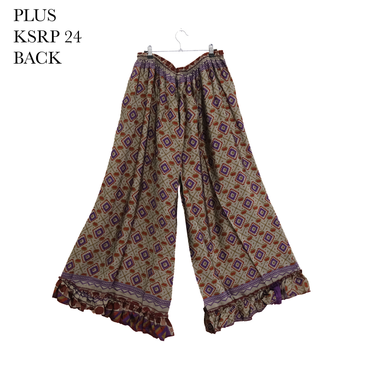 Recycled Sari Boho Palazzo Pants