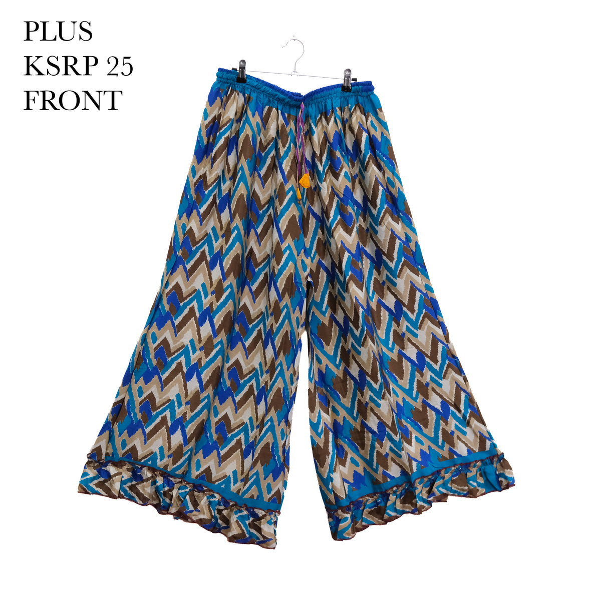 Recycled Sari Boho Palazzo Pants