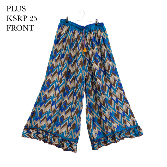 Recycled Sari Boho Palazzo Pants