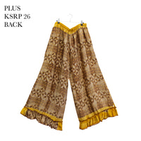 Flowy Recycled Sari Boho Palazzo Pants
