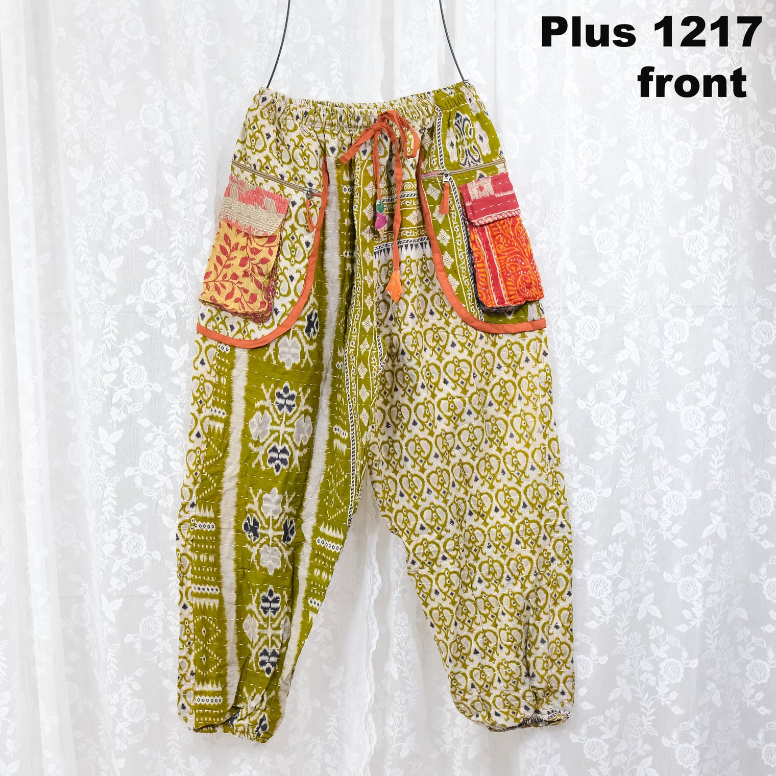 Kantha Boho Unisex Baggy Joggers