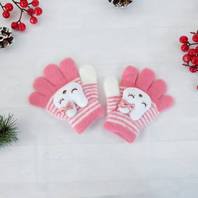 Cute Bunny Kids Gloves