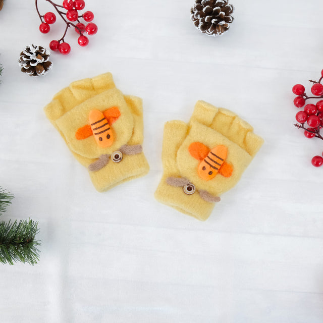 Bumble Bee Kids Convertible Gloves