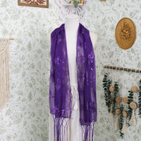 Sequin Butterfly Embroidered Shawls