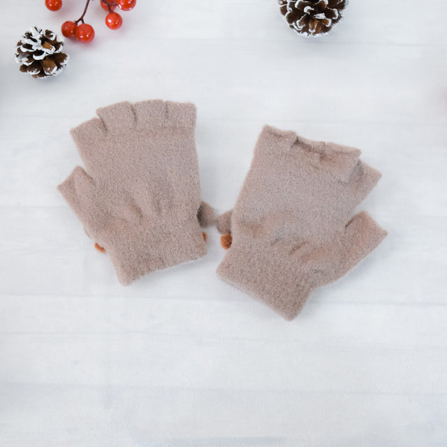 Reindeer Unisex Kids Convertible Gloves