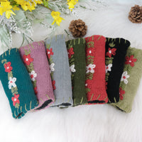 Crochet Handwarmers with Fleece Lining from Nepal