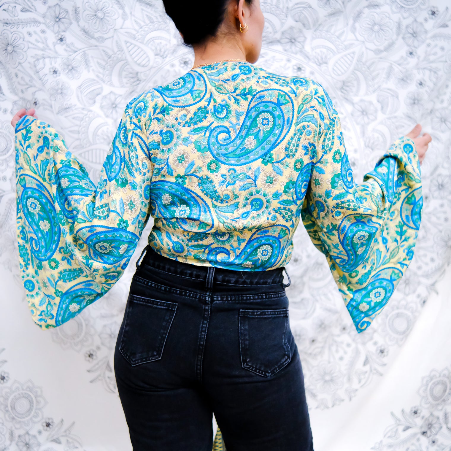 Paisley Wrap Top