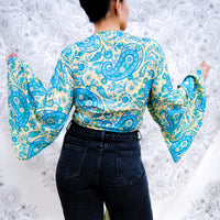 Paisley Wrap Top