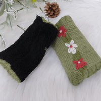 Crochet Handwarmers with Fleece Lining from Nepal